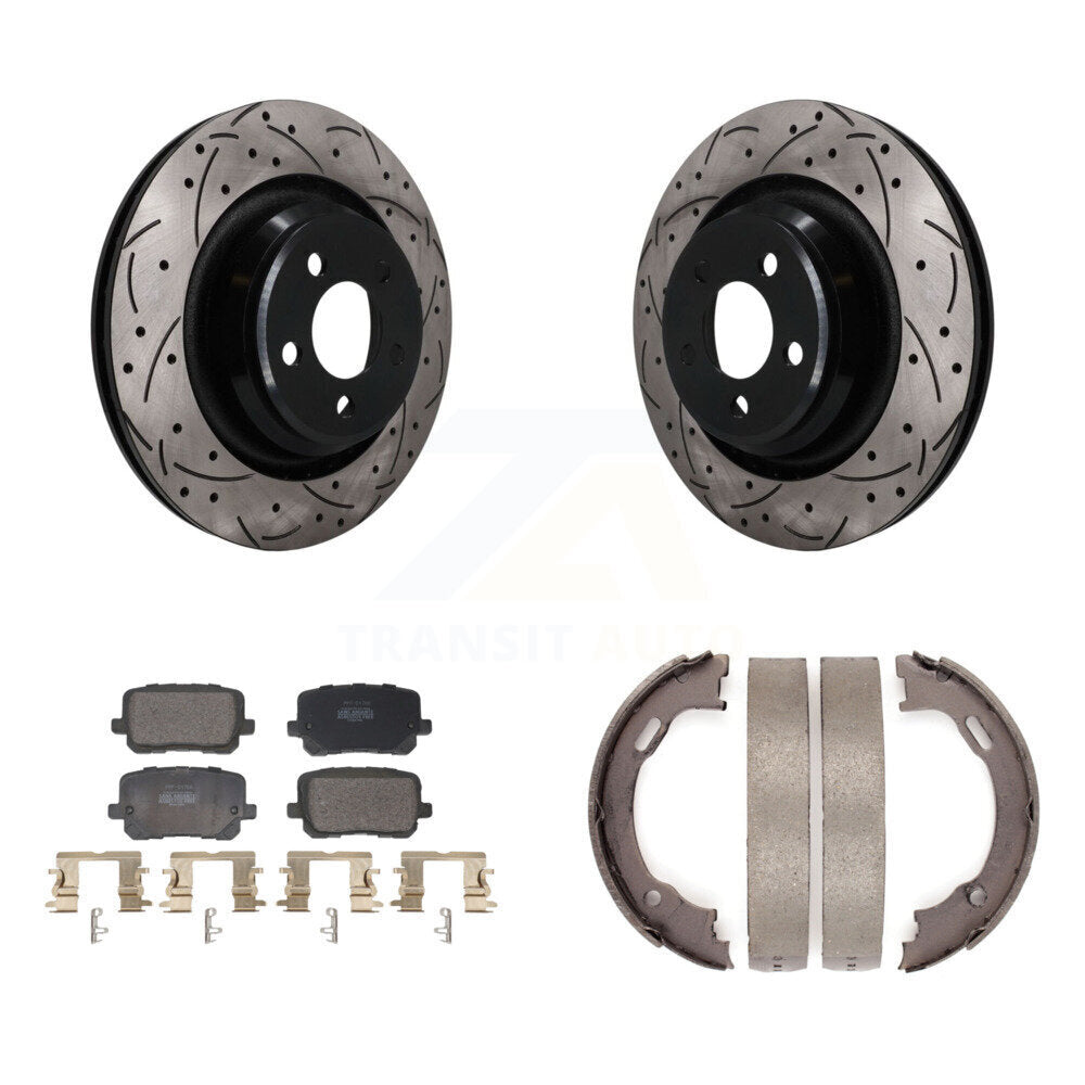 Disc Rotors and Semi-Metallic Brake Pads Kit-KDF-102057