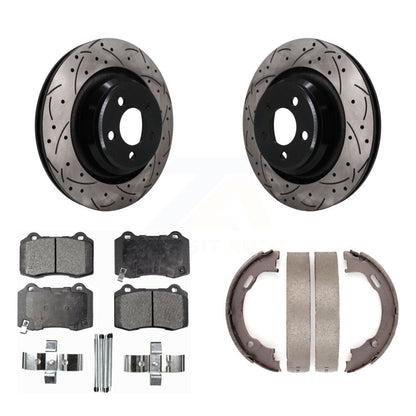 Disc Rotors and Semi-Metallic Brake Pads Kit-KDF-102058