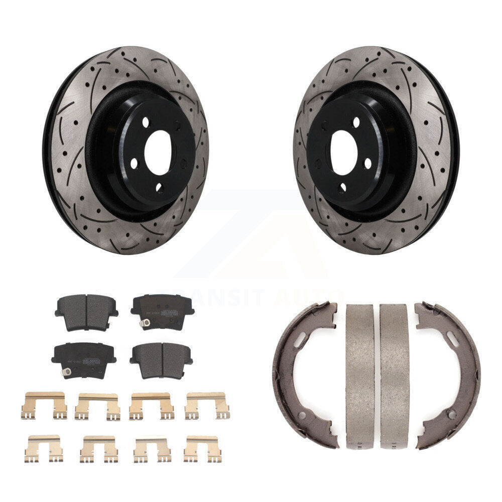 Disc Rotors and Semi-Metallic Brake Pads Kit-KDF-102059