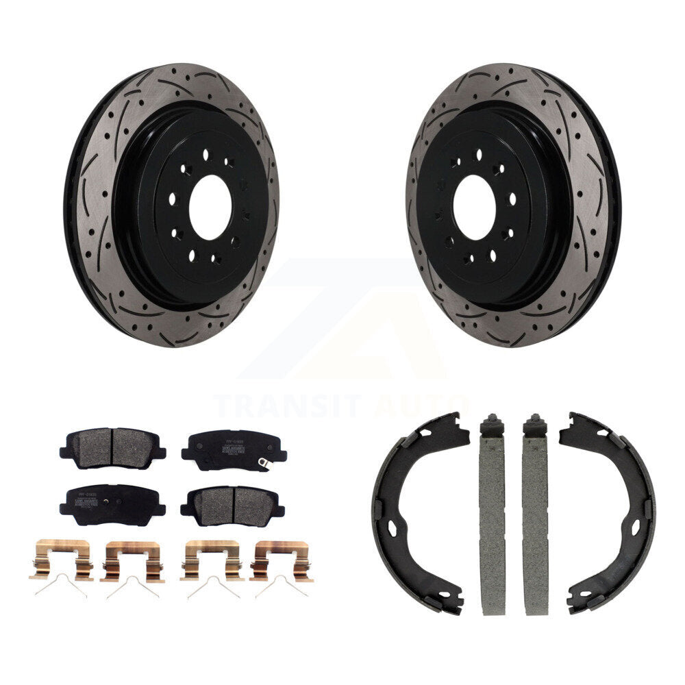 Disc Rotors and Semi-Metallic Brake Pads Kit-KDF-102061
