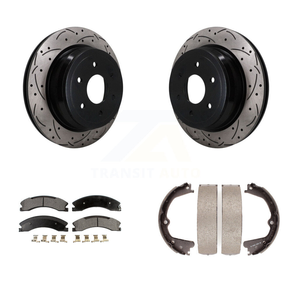 Disc Rotors and Semi-Metallic Brake Pads Kit-KDF-102065 Kit.bestparts.ca