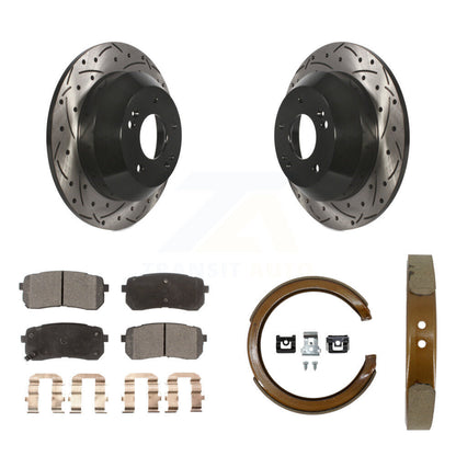 Coated Disc Rotors and Semi-Metallic Brake Pads Kit-KDF-102066