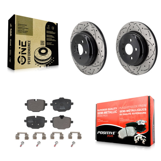 Disc Rotors and Semi-Metallic Brake Pads Kit-KDF-102068