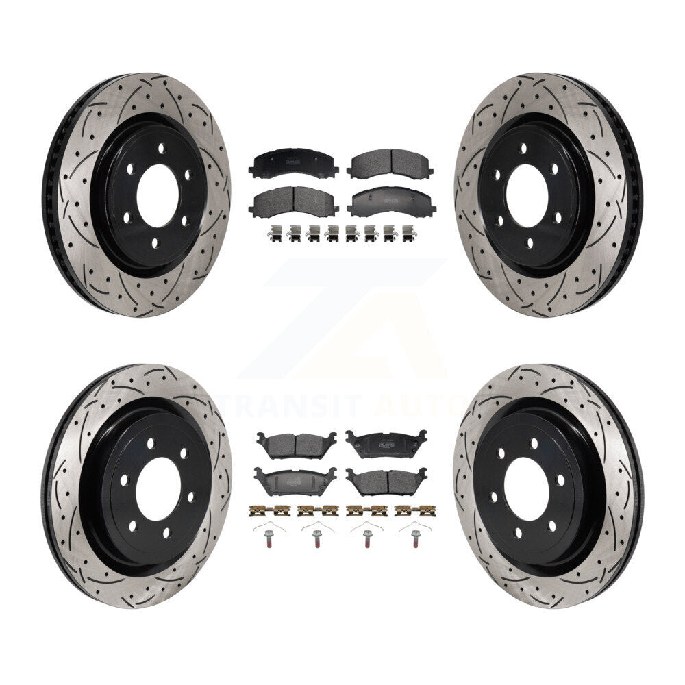 Disc Rotors and Semi-Metallic Brake Pads Kit-KDF-102070 Kit.bestparts.ca