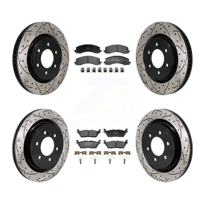 Disc Rotors and Semi-Metallic Brake Pads Kit-KDF-102070