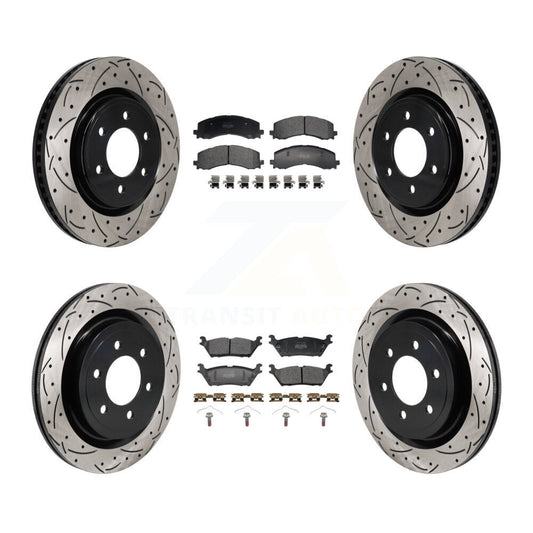 Disc Rotors and Semi-Metallic Brake Pads Kit-KDF-102070