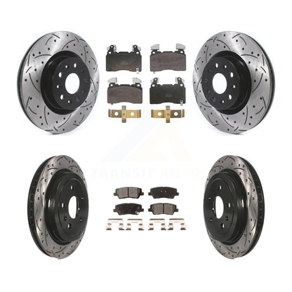 Disc Rotors and Semi-Metallic Brake Pads Kit-KDF-102072