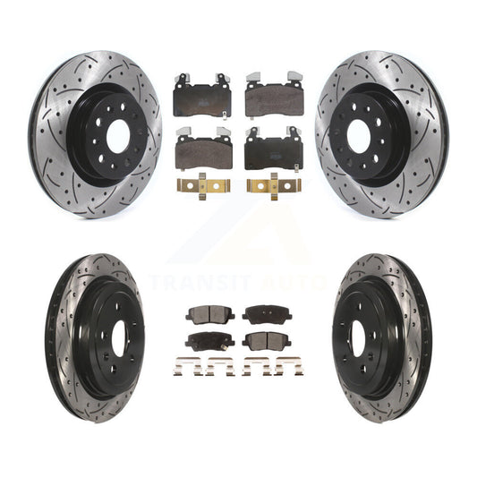 Disc Rotors and Semi-Metallic Brake Pads Kit-KDF-102072