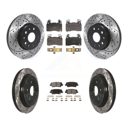 Disc Rotors and Semi-Metallic Brake Pads Kit-KDF-102073
