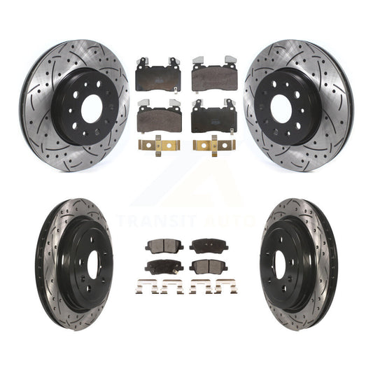 Disc Rotors and Semi-Metallic Brake Pads Kit-KDF-102073