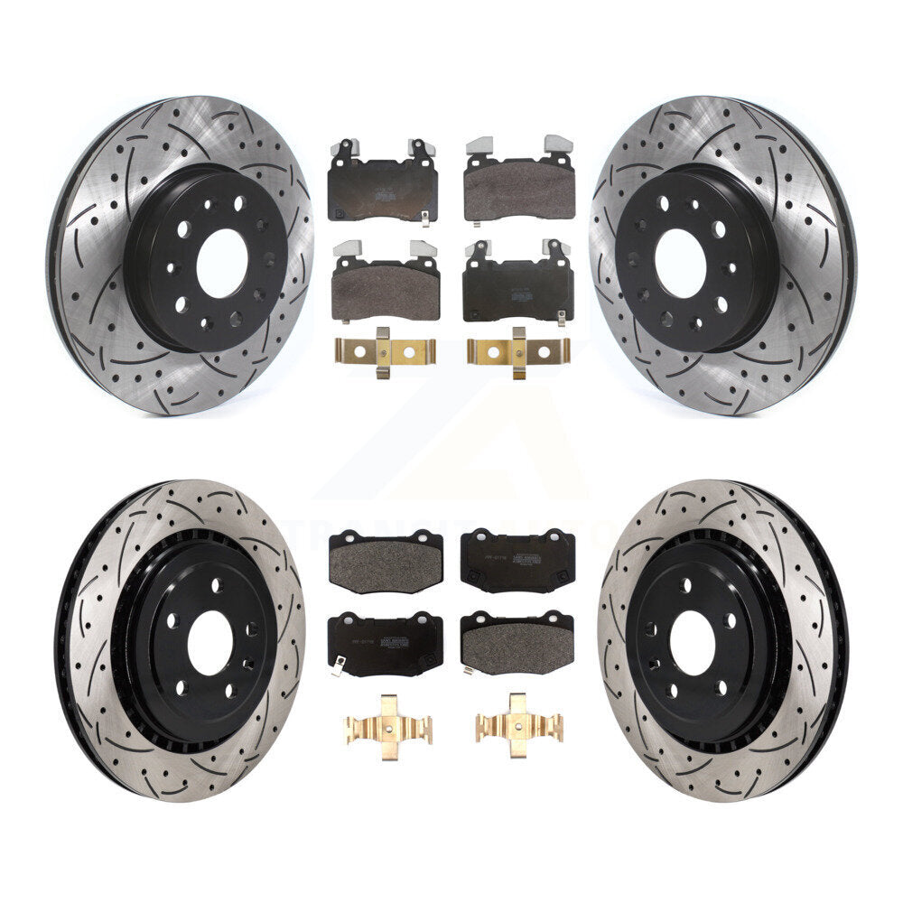 Coated Disc Rotors and Semi-Metallic Brake Pads Kit-KDF-102075 Kit.bestparts.ca