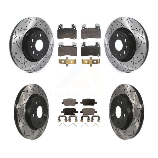 Disc Rotors and Semi-Metallic Brake Pads Kit-KDF-102076