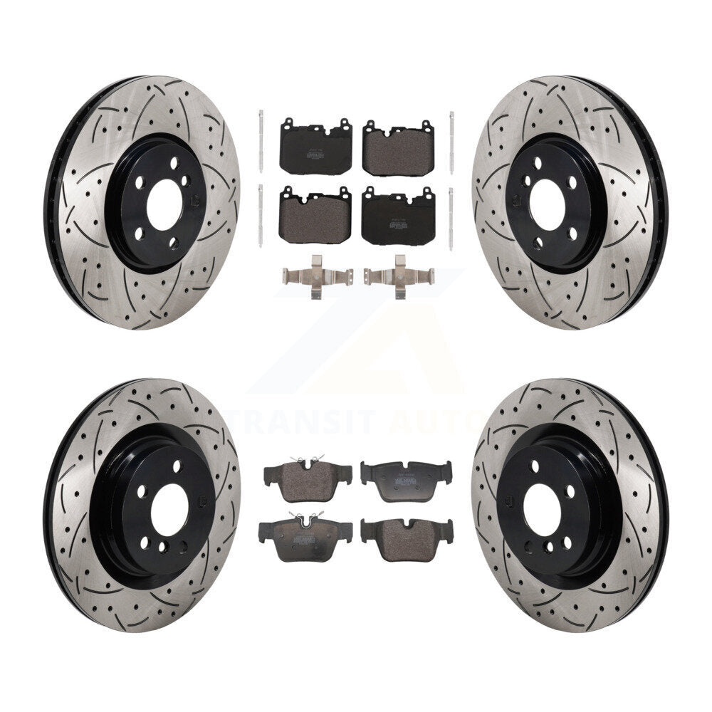 Disc Rotors and Semi-Metallic Brake Pads Kit-KDF-102077 Kit.bestparts.ca