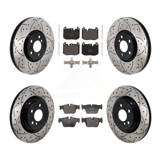 Disc Rotors and Semi-Metallic Brake Pads Kit-KDF-102077