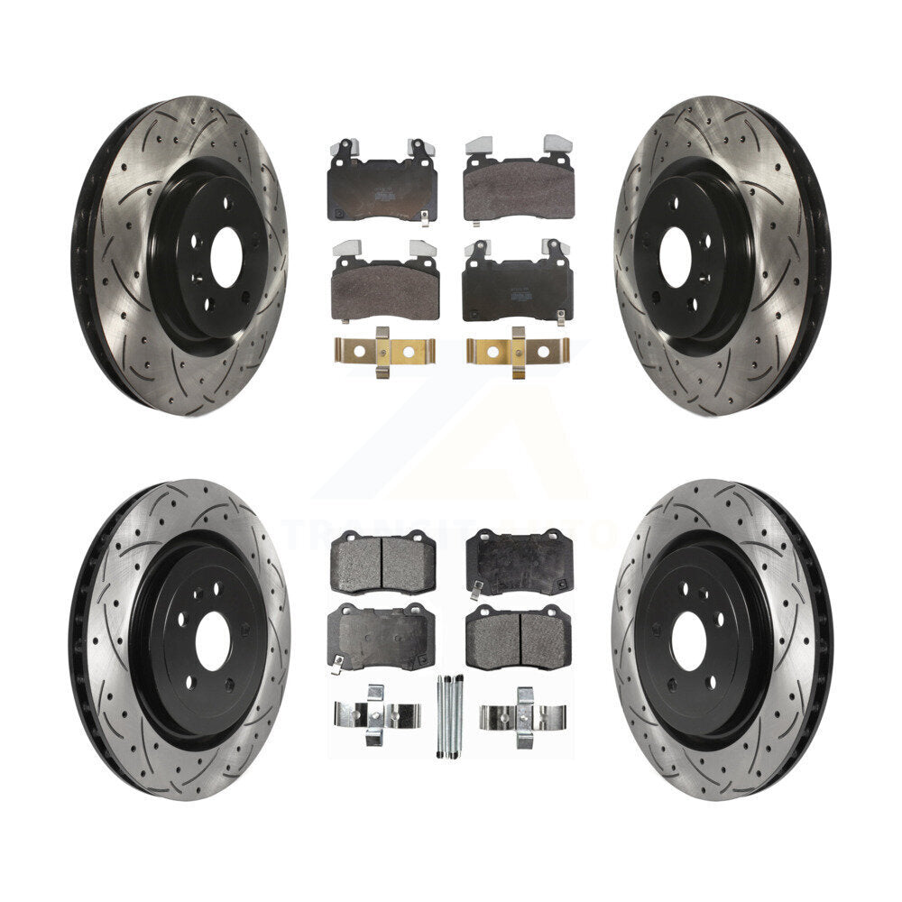 Disc Rotors and Semi-Metallic Brake Pads Kit-KDF-102078