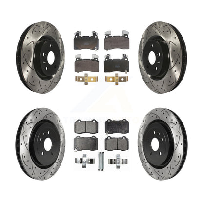 Disc Rotors and Semi-Metallic Brake Pads Kit-KDF-102078