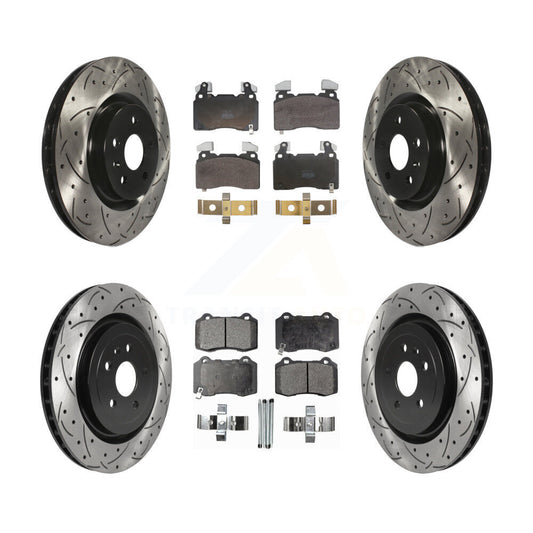 Disc Rotors and Semi-Metallic Brake Pads Kit-KDF-102078