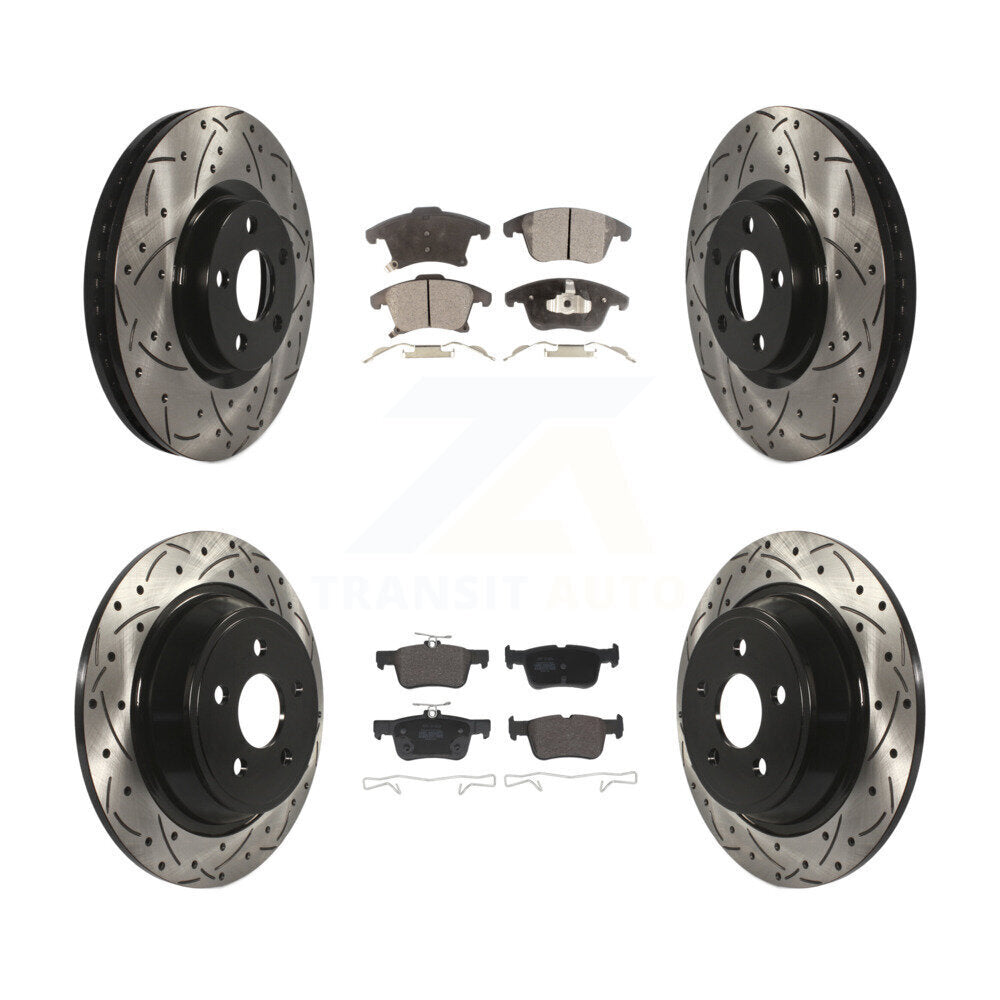 Disc Rotors and Semi-Metallic Brake Pads Kit-KDF-102079