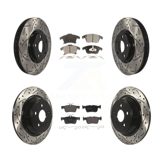 Disc Rotors and Semi-Metallic Brake Pads Kit-KDF-102079