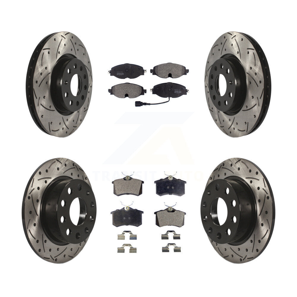 Disc Rotors and Semi-Metallic Brake Pads Kit-KDF-102081 Kit.bestparts.ca