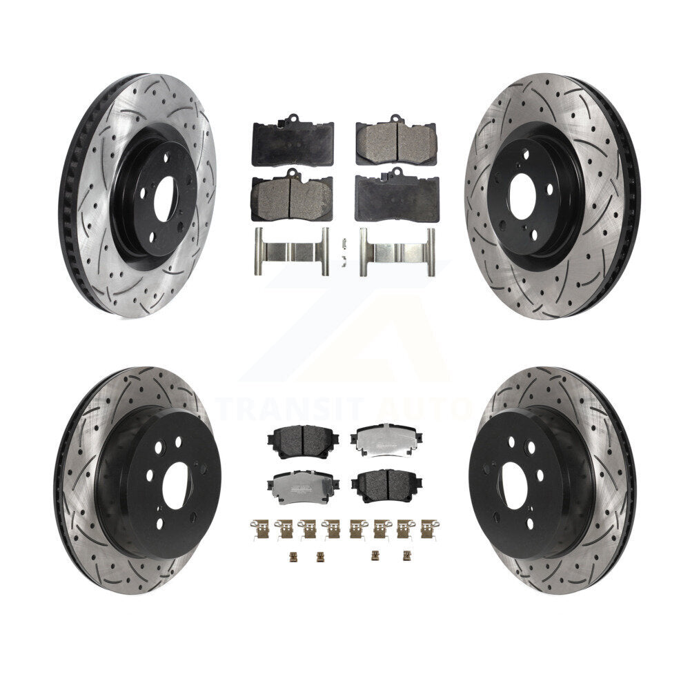 Disc Rotors and Semi-Metallic Brake Pads Kit-KDF-102092 Kit.bestparts.ca