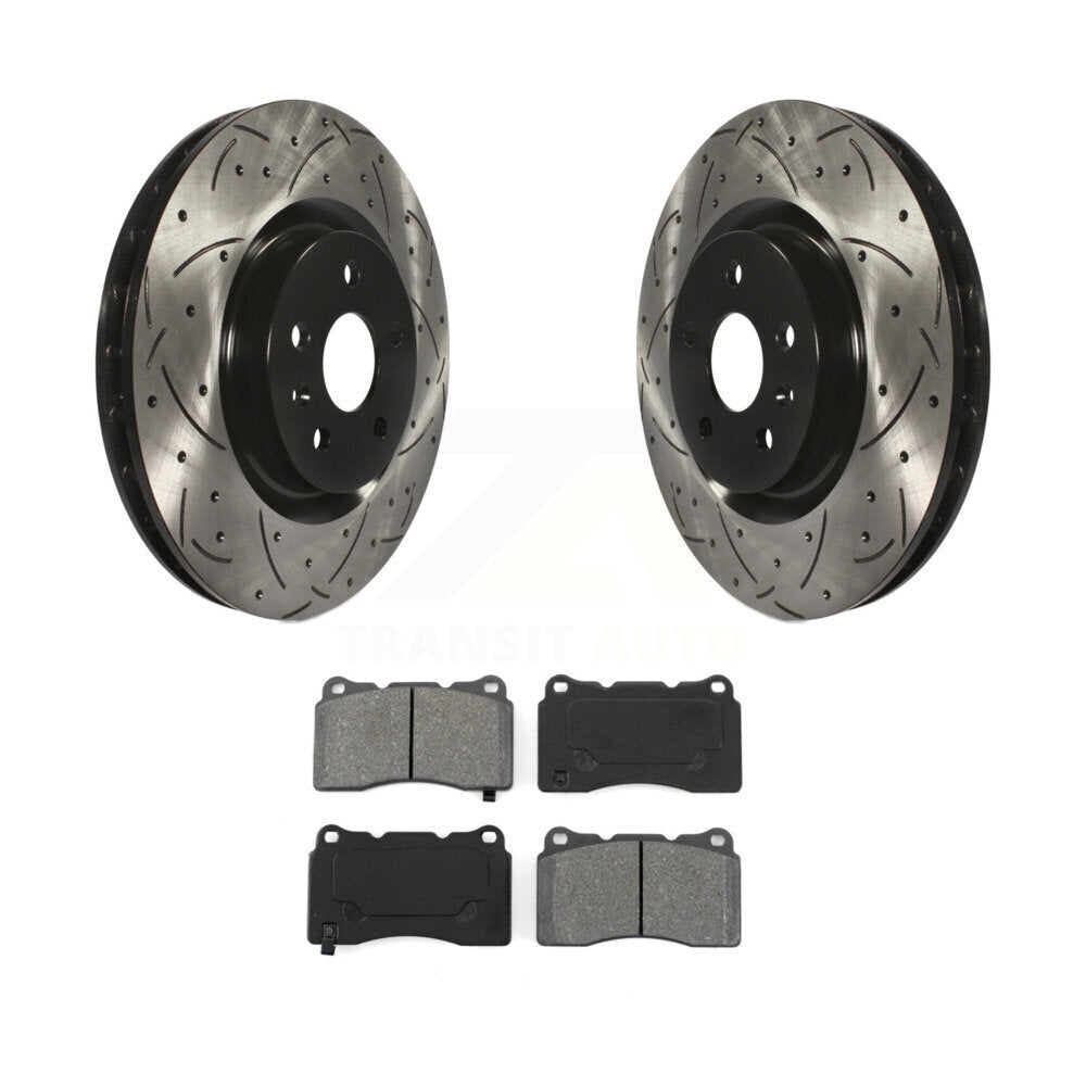 Coated Disc Rotors and Semi-Metallic Brake Pads Kit-KDS-100006 - Kit.bestparts.ca