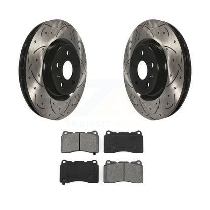 Coated Disc Rotors and Semi-Metallic Brake Pads Kit-KDS-100006 - Kit.bestparts.ca