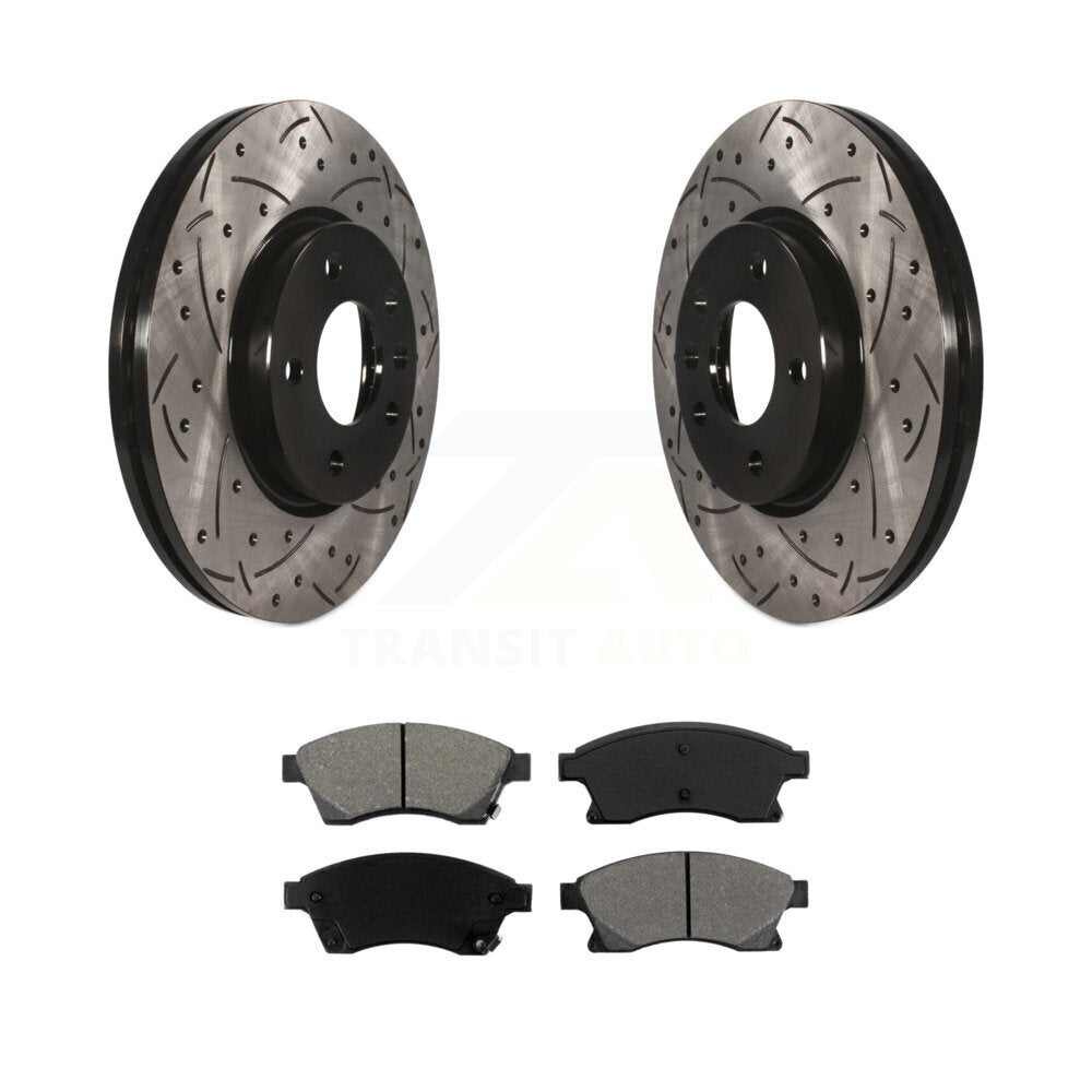 Coated Disc Rotors and Semi-Metallic Brake Pads Kit-KDS-100010 - Kit.bestparts.ca Kit.bestparts.ca