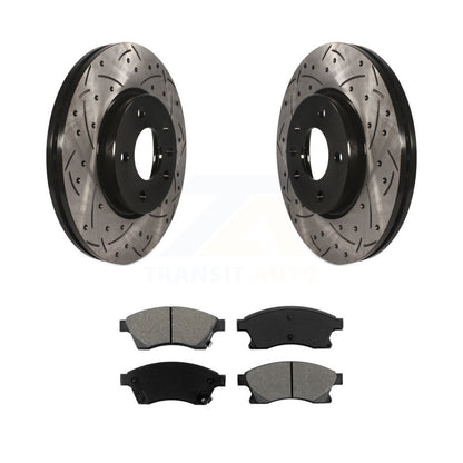 Coated Disc Rotors and Semi-Metallic Brake Pads Kit-KDS-100010 - Kit.bestparts.ca
