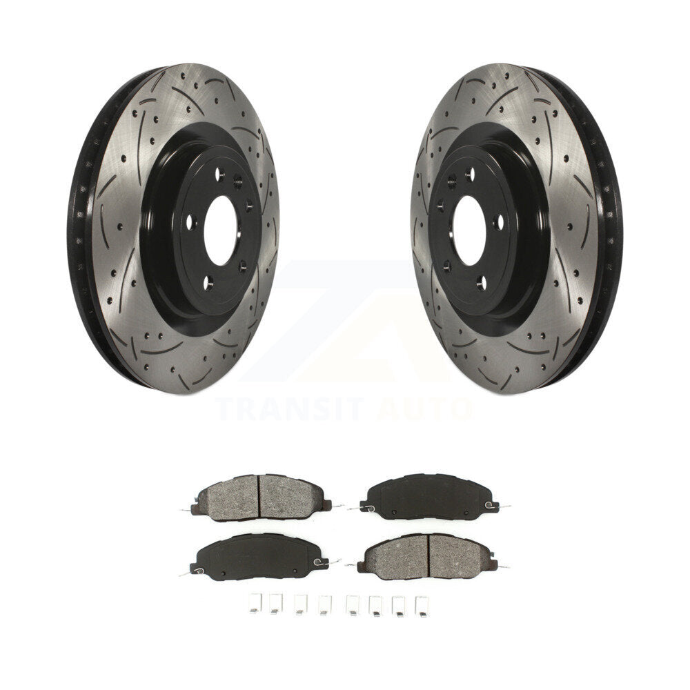 Coated Disc Rotors and Semi-Metallic Brake Pads Kit-KDS-100025 - Kit.bestparts.ca Kit.bestparts.ca
