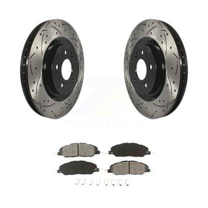 Coated Disc Rotors and Semi-Metallic Brake Pads Kit-KDS-100025 - Kit.bestparts.ca