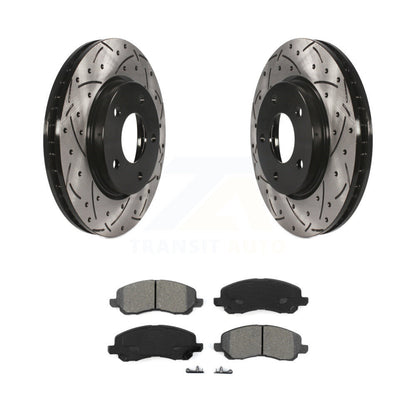 Coated Disc Rotors and Semi-Metallic Brake Pads Kit-KDS-100037 - Kit.bestparts.ca
