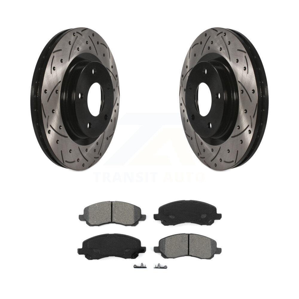 Coated Disc Rotors and Semi-Metallic Brake Pads Kit-KDS-100038 - Kit.bestparts.ca Kit.bestparts.ca