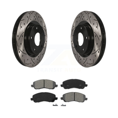 Coated Disc Rotors and Semi-Metallic Brake Pads Kit-KDS-100038 - Kit.bestparts.ca