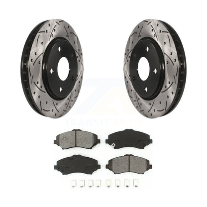 Coated Disc Rotors and Semi-Metallic Brake Pads Kit-KDS-100040 - Kit.bestparts.ca
