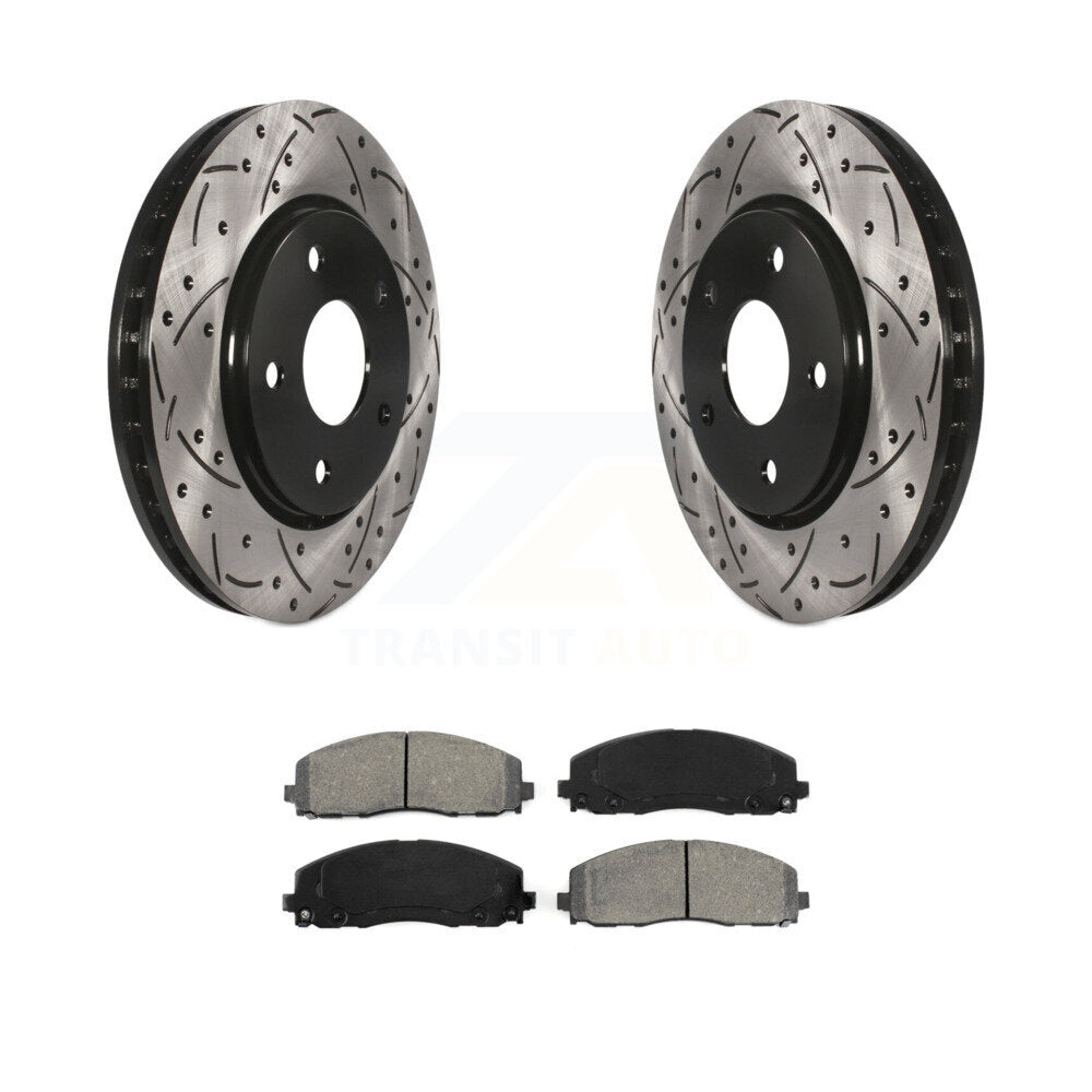 Coated Disc Rotors and Semi-Metallic Brake Pads Kit-KDS-100041 - Kit.bestparts.ca Kit.bestparts.ca