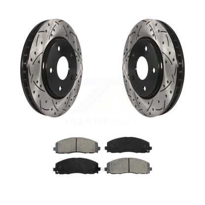 Coated Disc Rotors and Semi-Metallic Brake Pads Kit-KDS-100041 - Kit.bestparts.ca