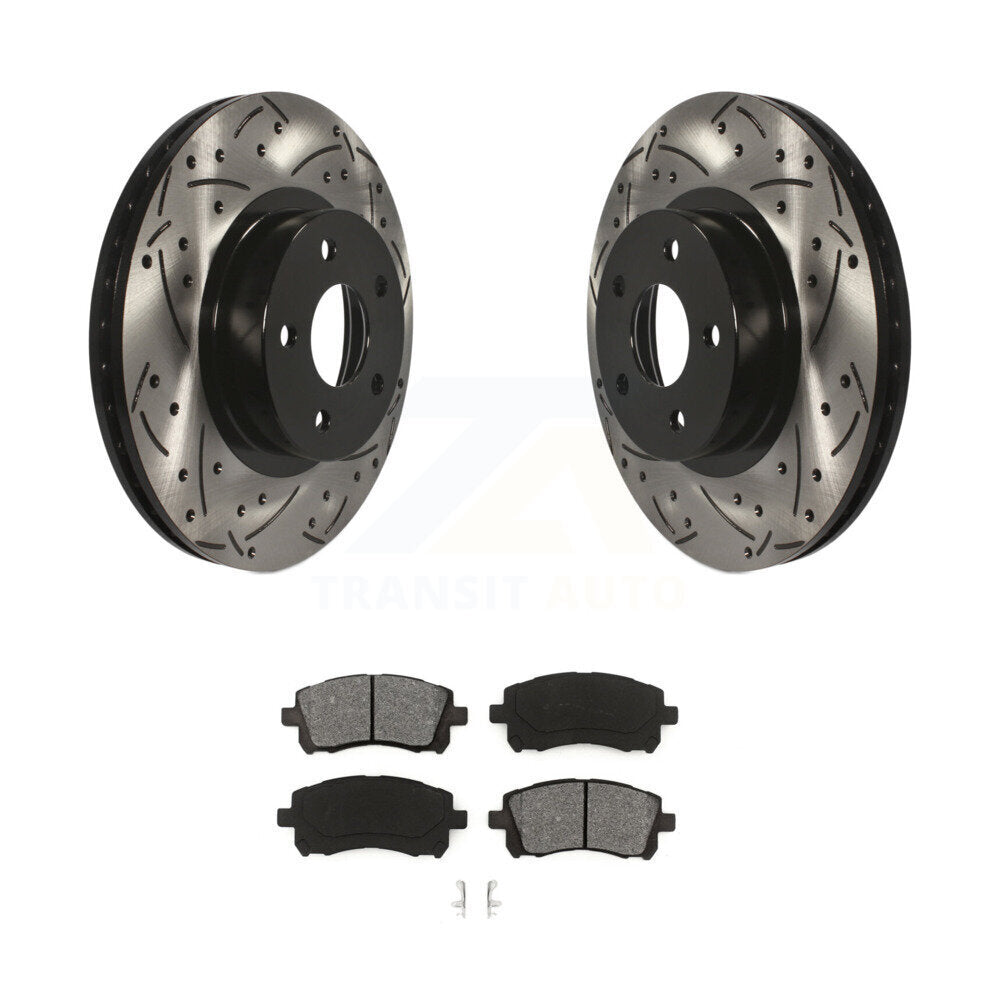 Coated Disc Rotors and Semi-Metallic Brake Pads Kit-KDS-100050 - Kit.bestparts.ca