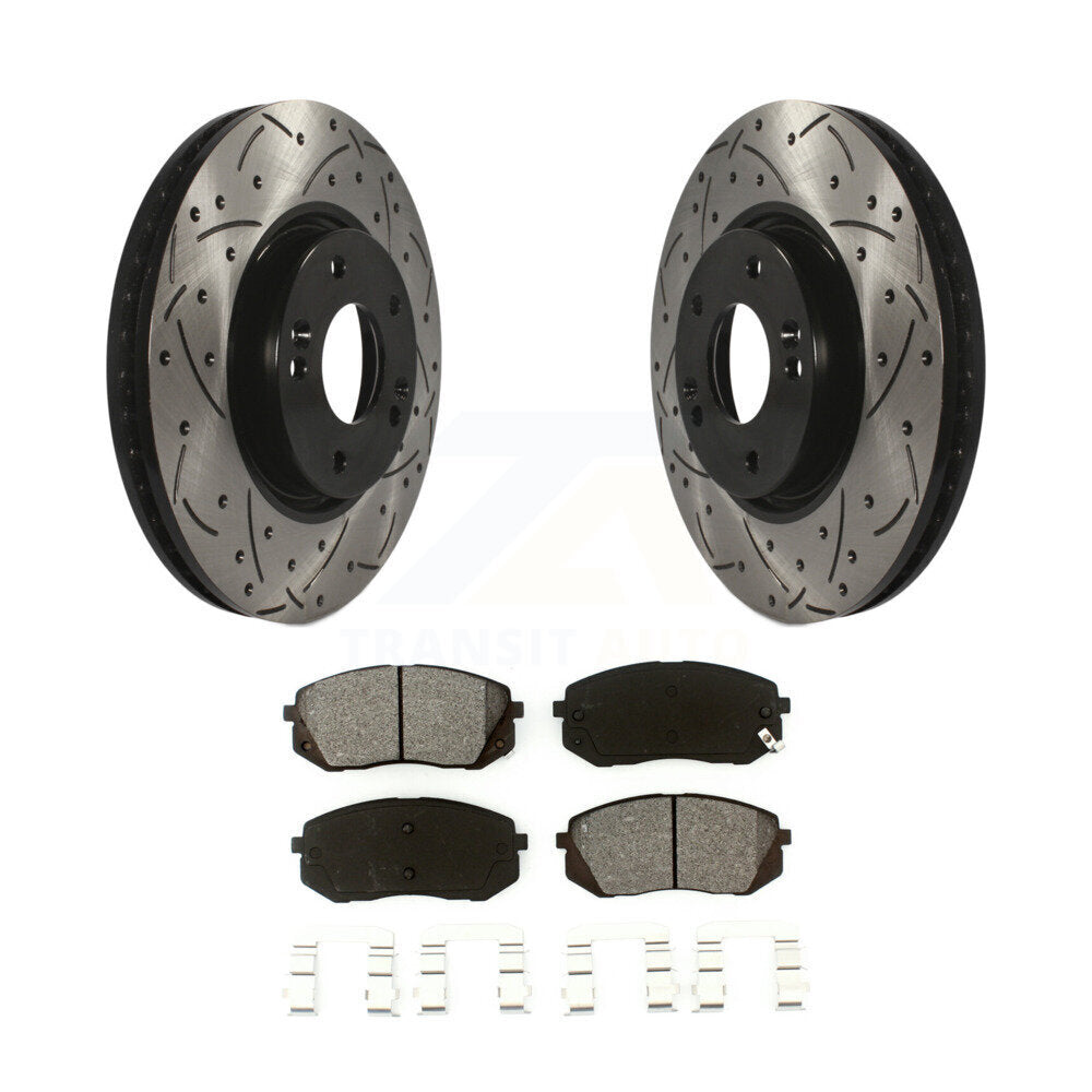Coated Disc Rotors and Semi-Metallic Brake Pads Kit-KDS-100076 - Kit.bestparts.ca Kit.bestparts.ca