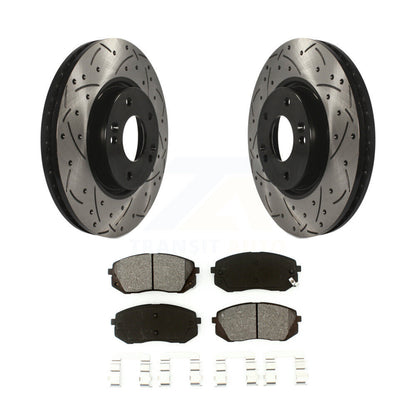 Coated Disc Rotors and Semi-Metallic Brake Pads Kit-KDS-100076 - Kit.bestparts.ca