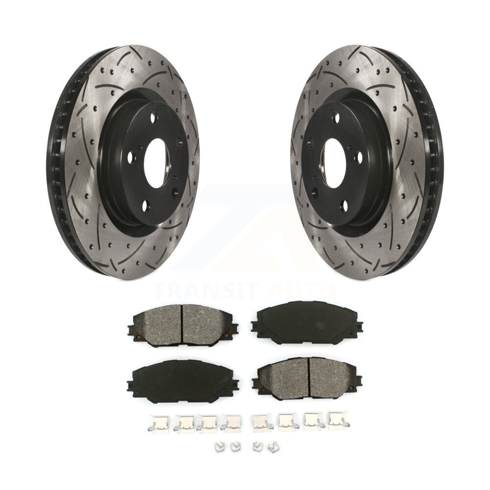 Coated Disc Rotors and Semi-Metallic Brake Pads Kit-KDS-100086 - Kit.bestparts.ca