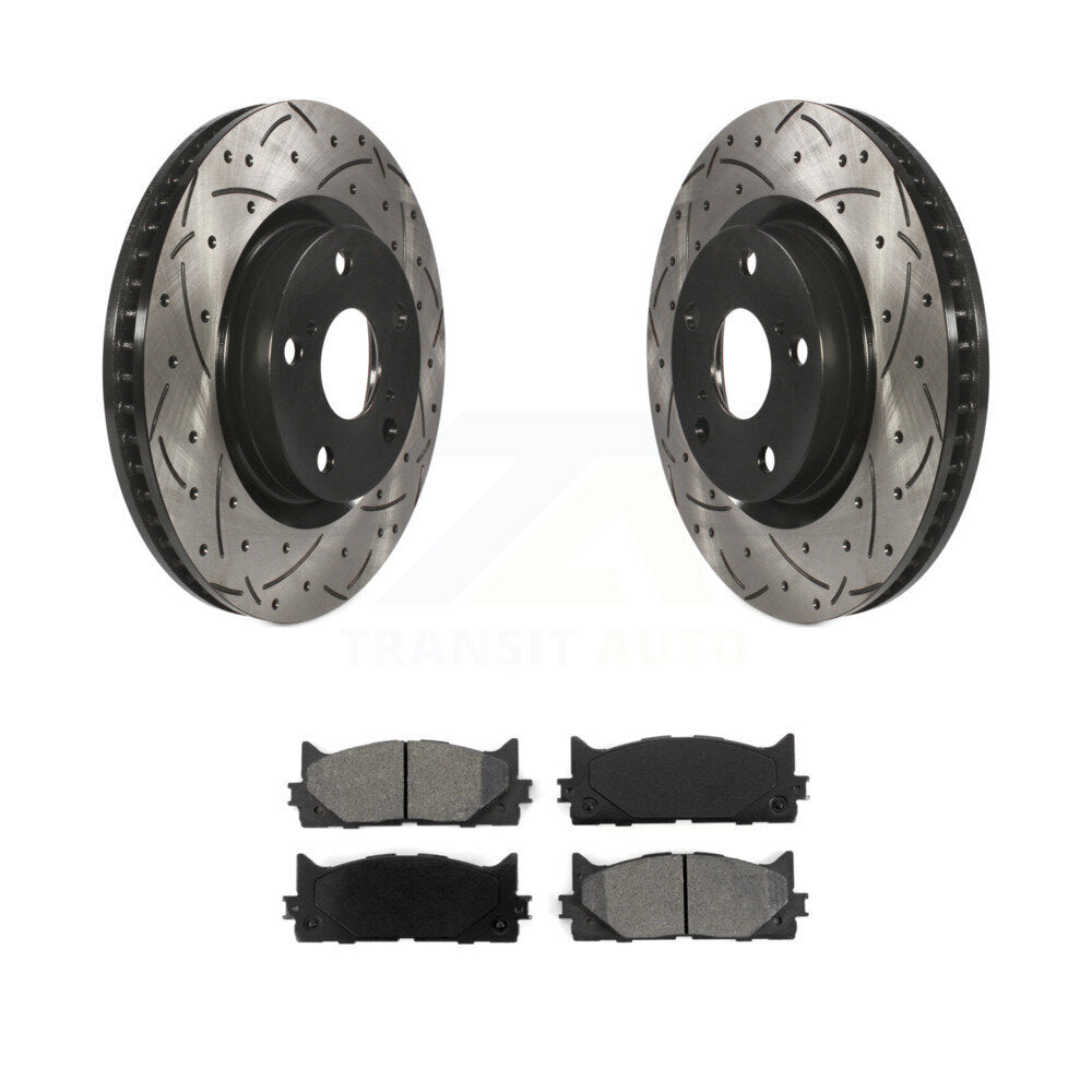 Coated Disc Rotors and Semi-Metallic Brake Pads Kit-KDS-100087 - Kit.bestparts.ca Kit.bestparts.ca