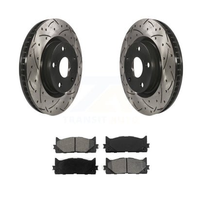 Coated Disc Rotors and Semi-Metallic Brake Pads Kit-KDS-100087 - Kit.bestparts.ca