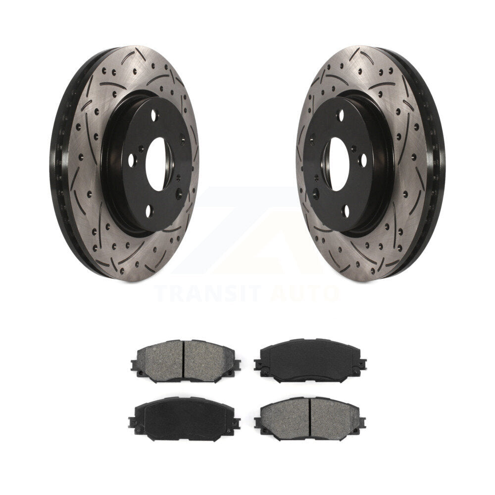 Coated Disc Rotors and Semi-Metallic Brake Pads Kit-KDS-100088 - Kit.bestparts.ca Kit.bestparts.ca