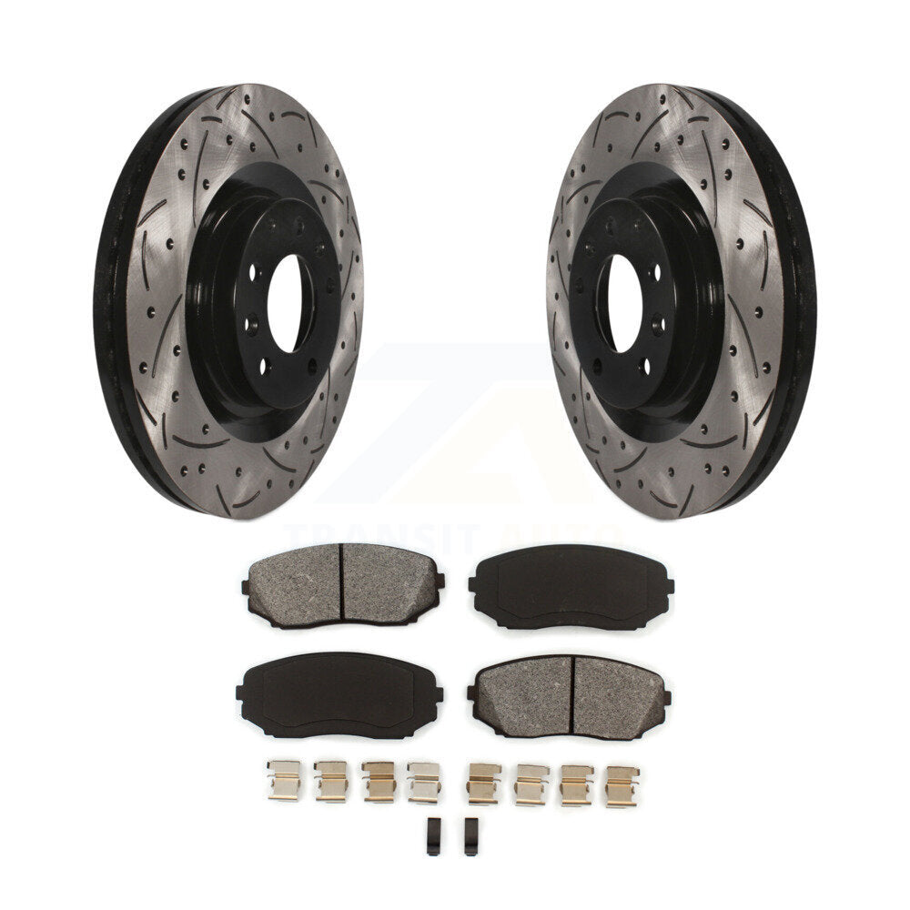 Coated Disc Rotors and Semi-Metallic Brake Pads Kit-KDS-100098 - Kit.bestparts.ca Kit.bestparts.ca