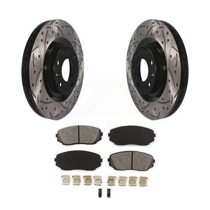 Coated Disc Rotors and Semi-Metallic Brake Pads Kit-KDS-100098 - Kit.bestparts.ca