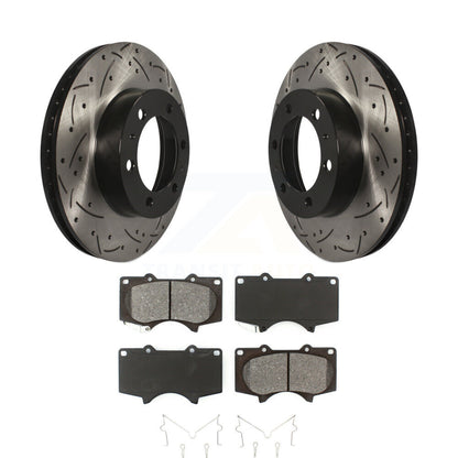 coated disc rotors and semi metallic brake pads-kds-100117 - Kit.bestparts.ca