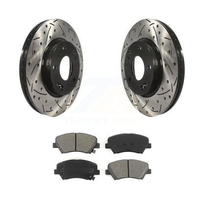 Coated Disc Rotors and Semi-Metallic Brake Pads Kit-KDS-100130 - Kit.bestparts.ca