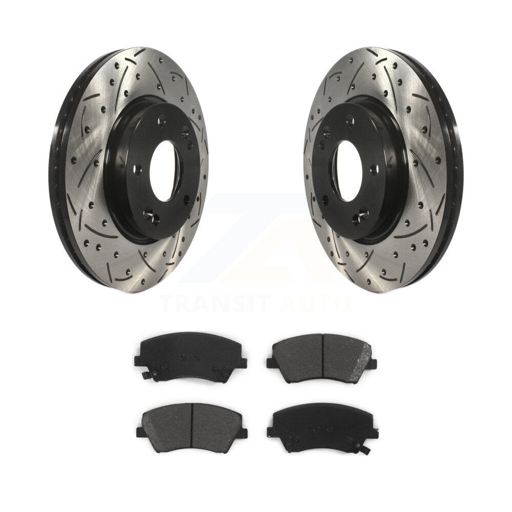 Coated Disc Rotors and Semi-Metallic Brake Pads Kit-KDS-100131 - Kit.bestparts.ca Kit.bestparts.ca