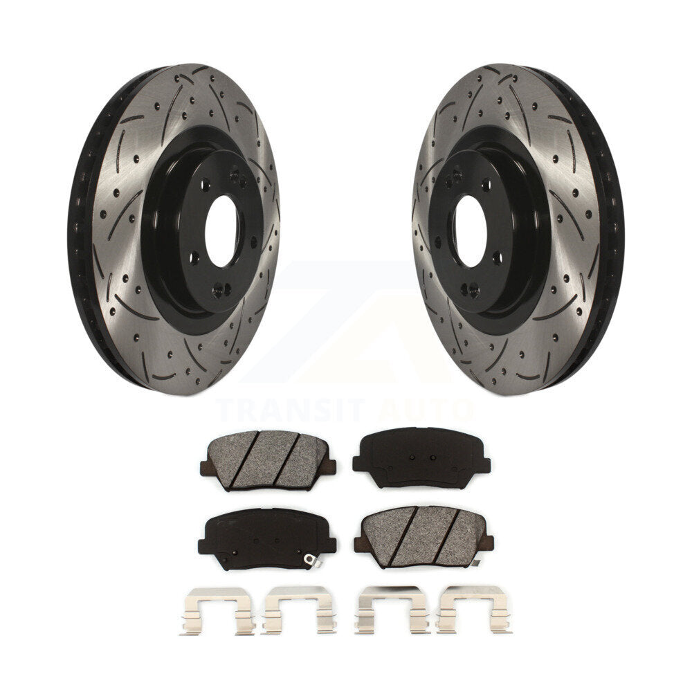 Coated Disc Rotors and Semi-Metallic Brake Pads Kit-KDS-100143 - Kit.bestparts.ca Kit.bestparts.ca